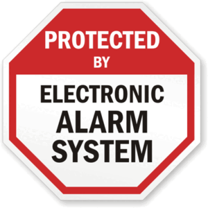 Electronic-Alarm-Security-Sign-K-4701